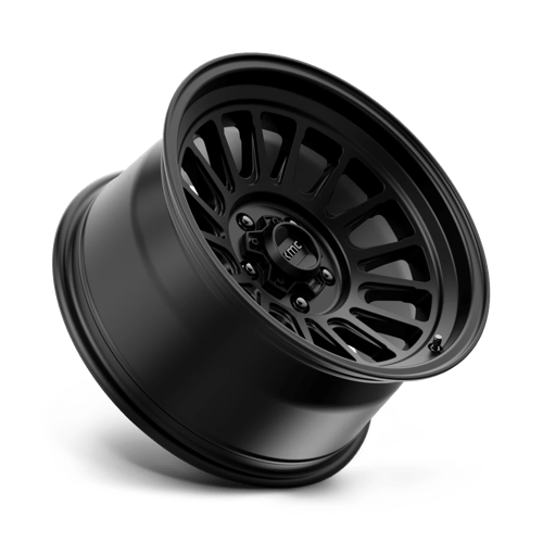 17X8.5 KMC KM724 IMPACT OL SATIN BLACK 5X127