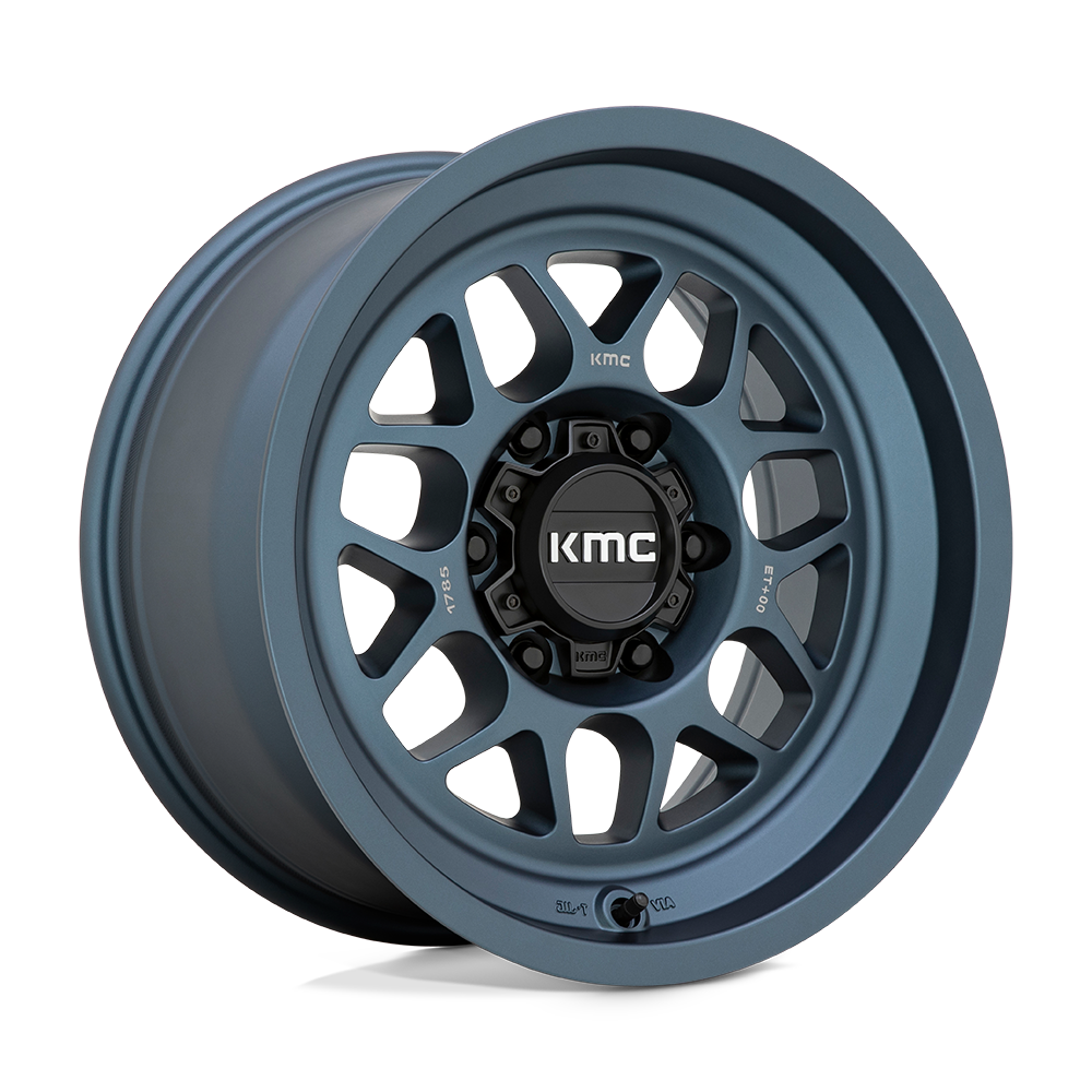 17X8.5 KMC KM725 TERRA METALLIC BLUE 6X120