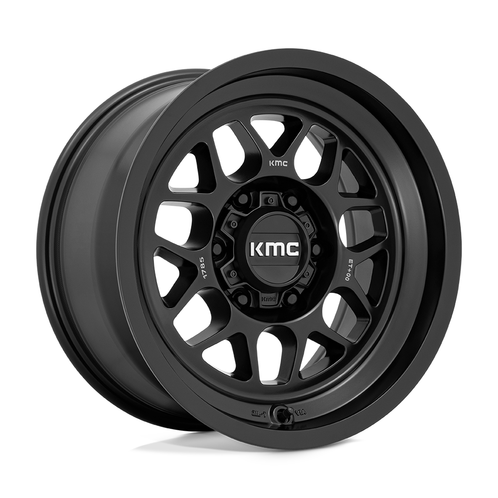 17X8.5 KMC KM725 TERRA SATIN BLACK 6X135