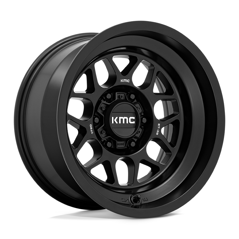 17X9 KMC KM725 TERRA SATIN BLACK 6X139.7