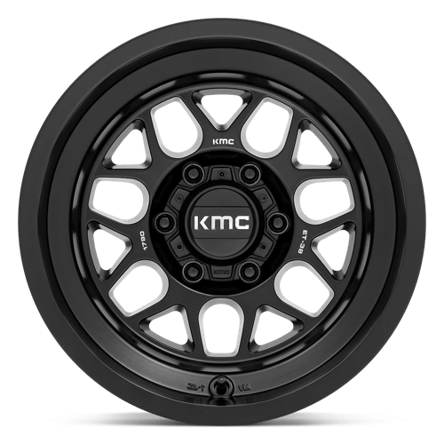 17X9 KMC KM725 TERRA SATIN BLACK 6X139.7