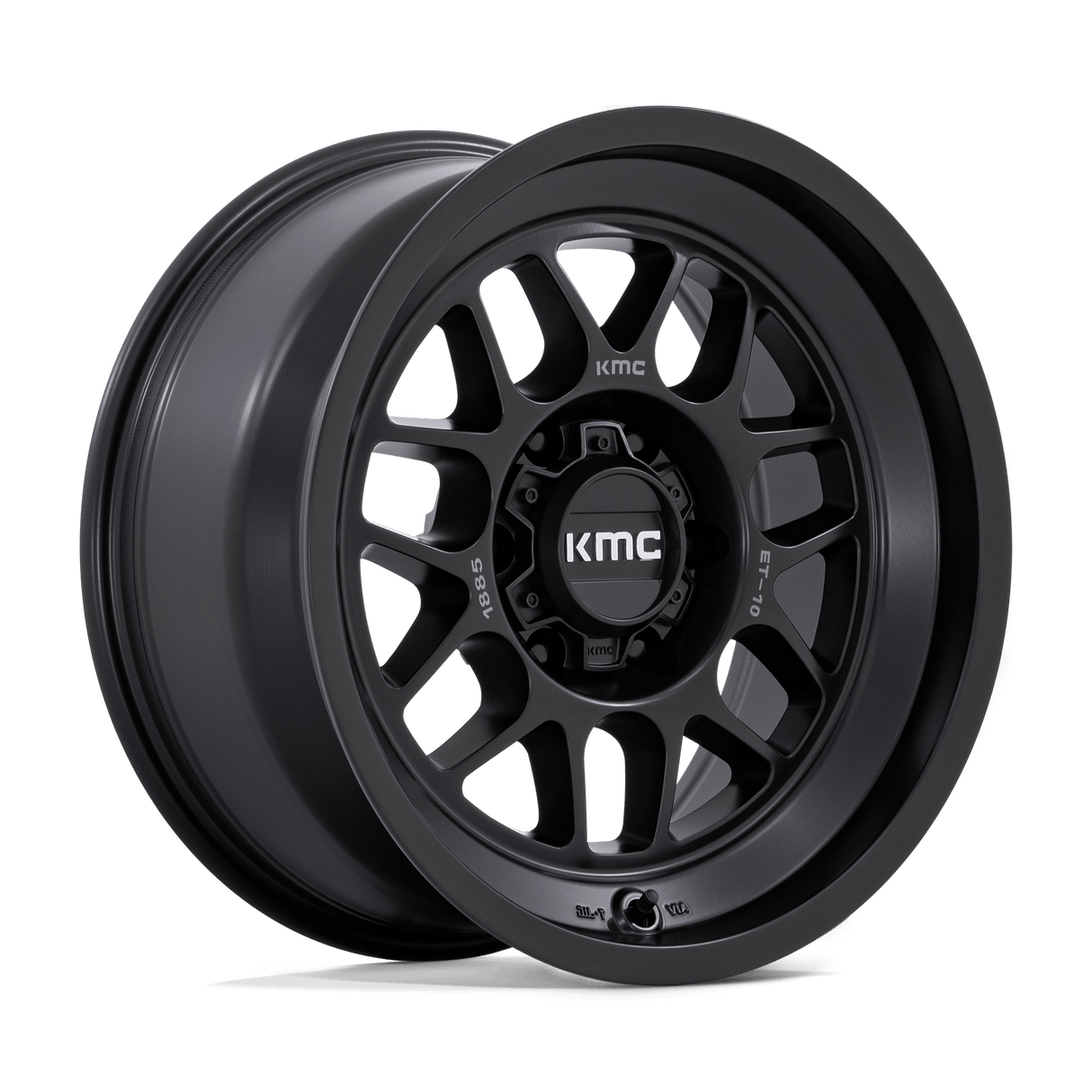 18X8.5 KMC KM725 TERRA SATIN BLACK 5X127