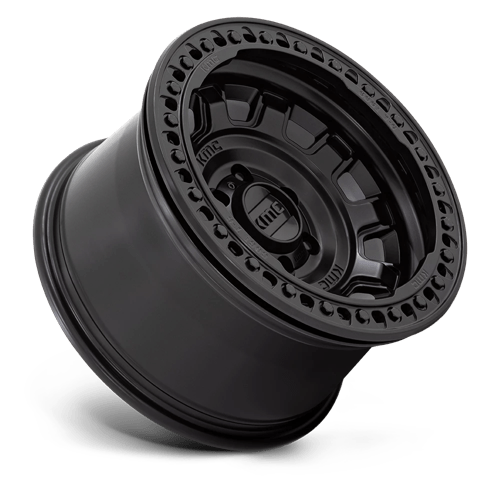 17X9 KMC KM236 TANK BEADLOCK SATIN BLACK 8X165.1