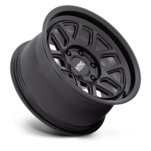 17X8.5 KMC KM446 MESA FORGED MONOBLOCK SATIN BLACK 6X135