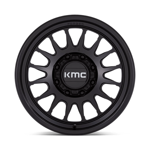 18X9 KMC KM452 IMPACT FORGED MONOBLOCK SATIN BLACK 8X170
