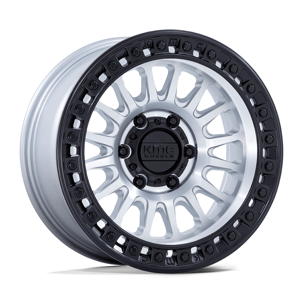 20X9 KMC KM552 IMS MACHINED W/ MATTE BLACK LIP 5X127