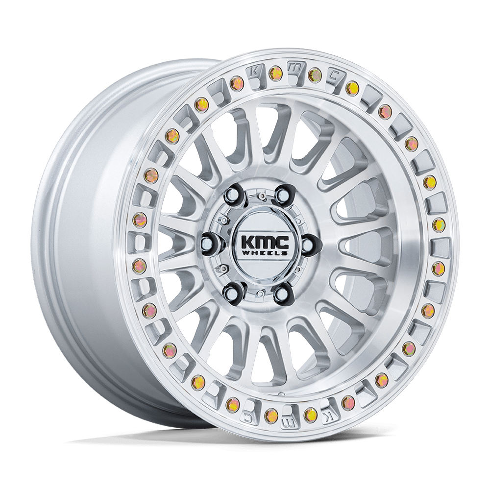 20X9 KMC KM552 IMS GLOSS SILVER W/ MACHINED FACE 5X127