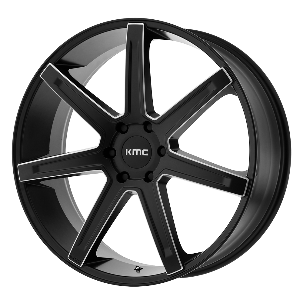 24X9.5 KMC KM700 REVERT SATIN BLACK MILLED 5X139.7