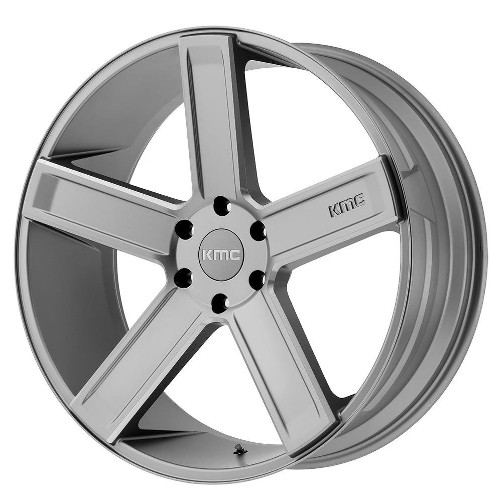 20X8.5 KMC KM702 DUECE SATIN GREY MILLED 6X120