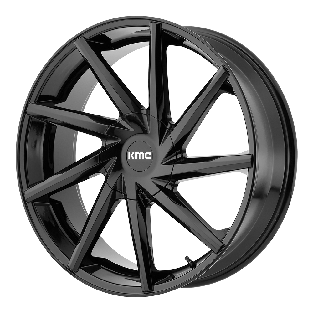 20X8.5 KMC KM705 BURST GLOSS BLACK 6X127