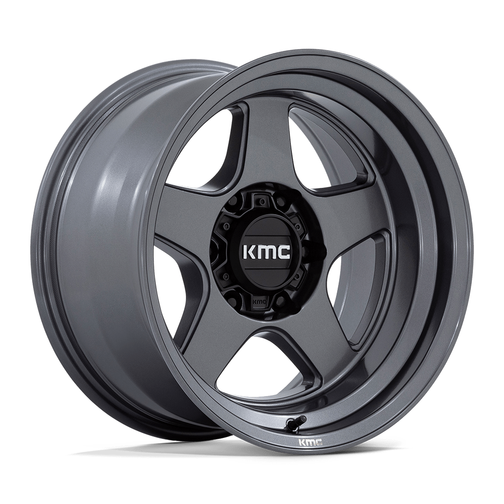 17X8.5 KMC KM728 LOBO MATTE ANTHRACITE 5X127
