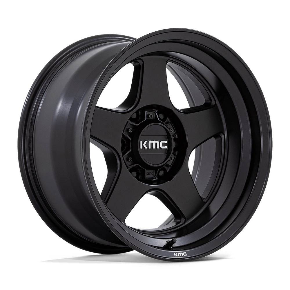 17X8.5 KMC KM728 LOBO MATTE BLACK 6X120