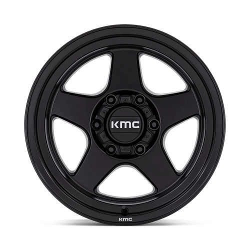 17X8.5 KMC KM728 LOBO MATTE BLACK 5X127