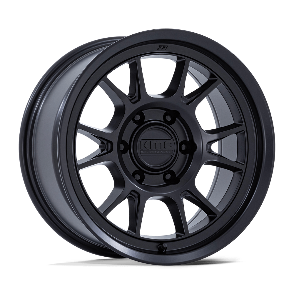 17X8.5 KMC KM729 RANGE MATTE BLACK 6X139.7