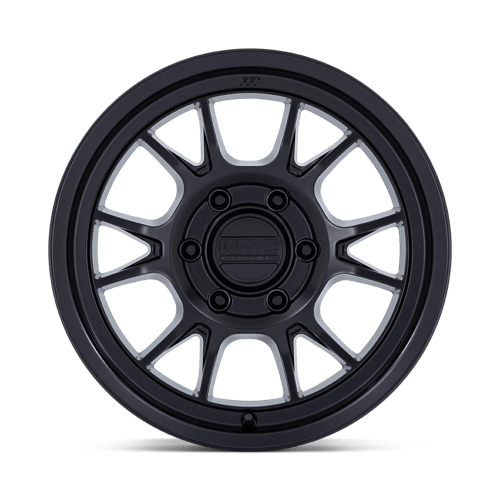 17X8.5 KMC KM729 RANGE MATTE BLACK 6X135