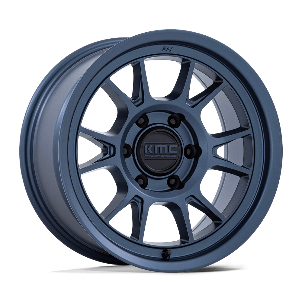 17X8.5 KMC KM729 RANGE METALLIC BLUE 6X114.3