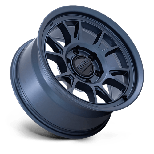 17X8.5 KMC KM729 RANGE METALLIC BLUE 6X135
