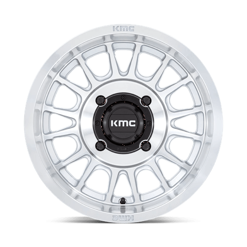 15X10 KMC Powersports KS138 IMPACT UTV SILVER W/ MACHINED FACE 4X156