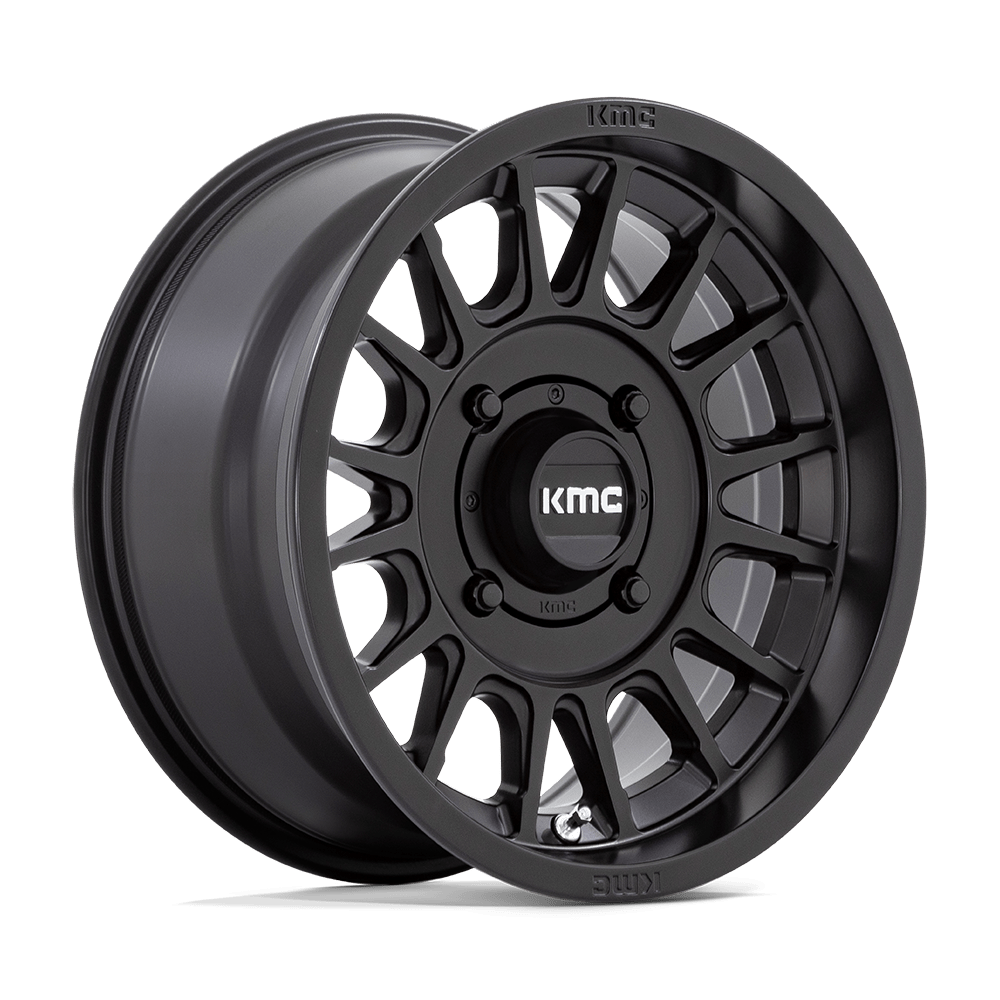 15X7 KMC Powersports KS138 IMPACT UTV SATIN BLACK 4X137