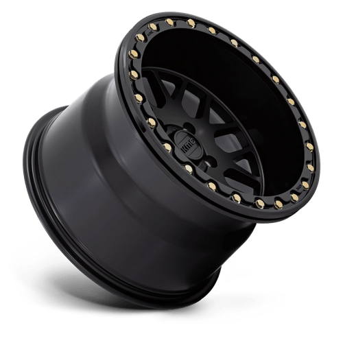 14X10 KMC Powersports KS235 GRENADE BEADLOCK SATIN BLACK 4X137