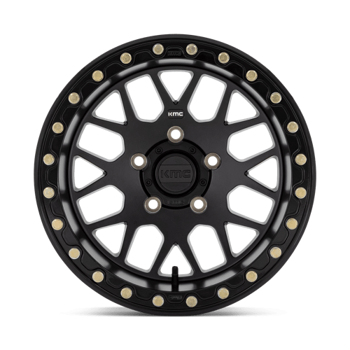 15X10 KMC Powersports KS235 GRENADE BEADLOCK SATIN BLACK 4X137