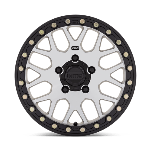15X6 KMC Powersports KS235 GRENADE BEADLOCK MACHINED 5X114.3