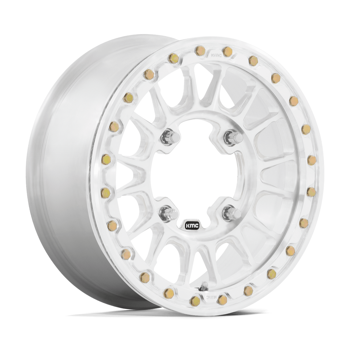 15X6 KMC Powersports KS436 IMPACT FORGED BEADLOCK RAW MACHINED FORGED 6X139.7