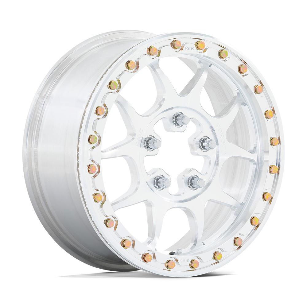 15X6 KMC Powersports KS437 TORO FORGED BEADLOCK RAW MACHINED FORGED 5X108