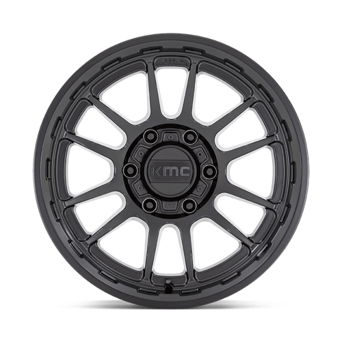 17X8.5 KMC KM727 WRATH SATIN BLACK 6X135