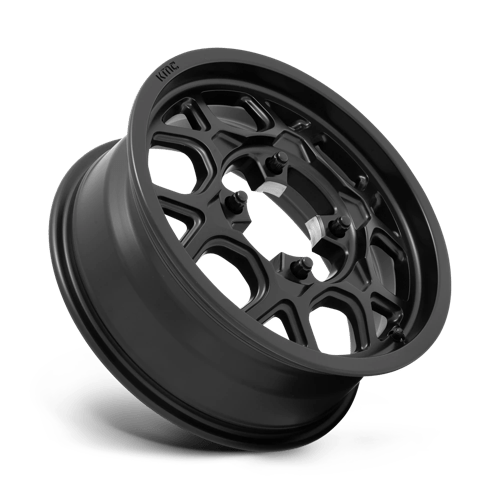 15X6 KMC Powersports KS133 MESA LITE SATIN BLACK 4X137