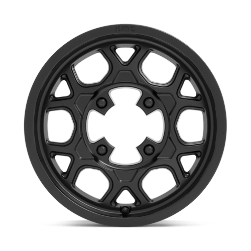 15X6 KMC Powersports KS133 MESA LITE SATIN BLACK 4X137