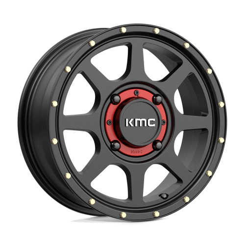 15X6 KMC Powersports KS134 ADDICT 2 SATIN BLACK 4X137