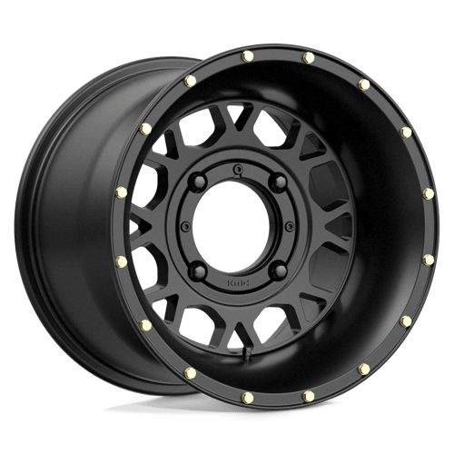 14X10 KMC Powersports KS135 GRENADE SATIN BLACK 4X137