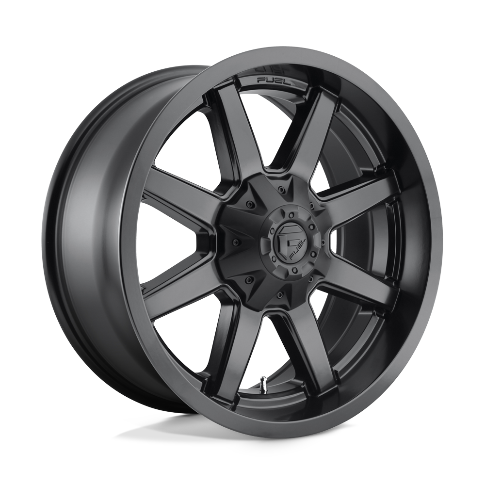 20X10 Fuel 1PC D436 MAVERICK RIMS - SATIN BLACK 8X180