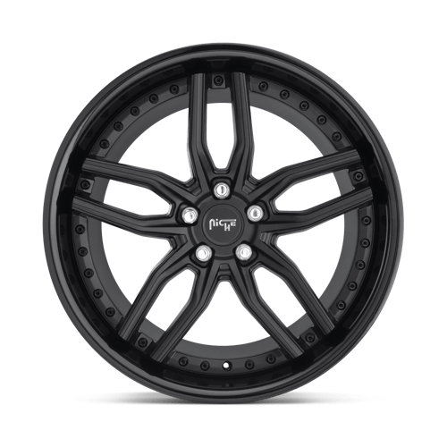 19X9.5 Niche 1PC M194 METHOS GLOSS BLACK MATTE BLACK 5X112