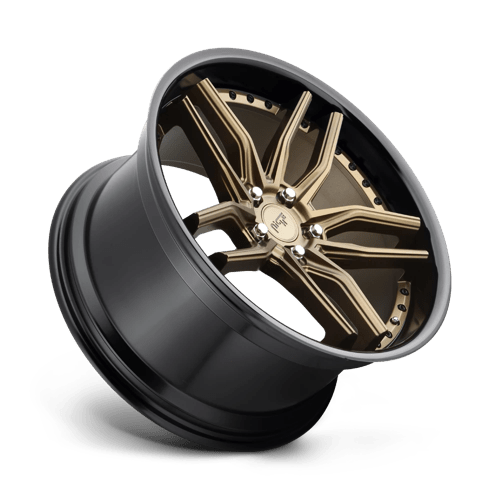 19X8.5 Niche 1PC M195 METHOS MATTE BRONZE BLACK BEAD RING 5X120