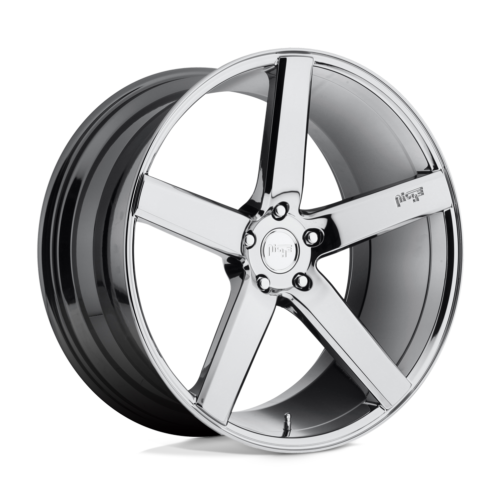 19X8.5 Niche 1PC M132 MILAN CHROME PLATED 5X114.3