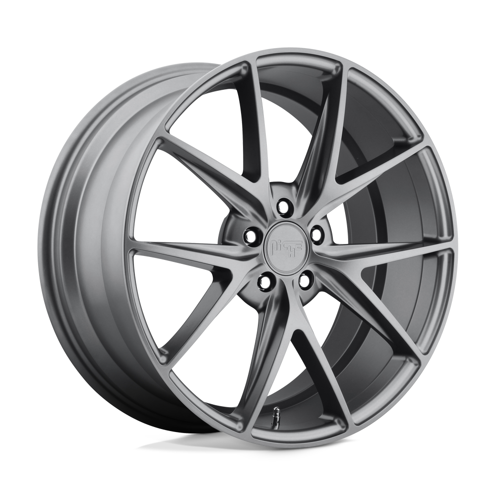18X9.5 Niche 1PC M116 MISANO MATTE GUN METAL 5X120