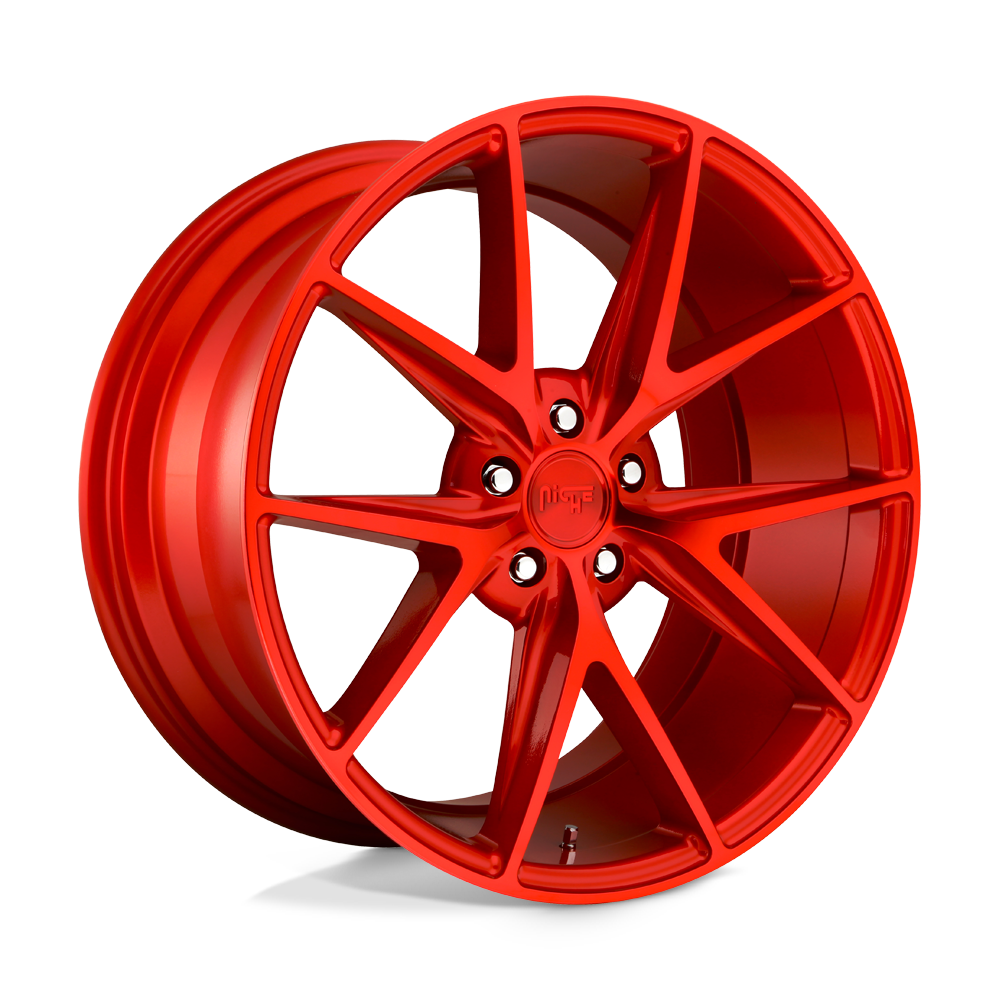 19X8.5 Niche 1PC M186 MISANO CANDY RED 5X120