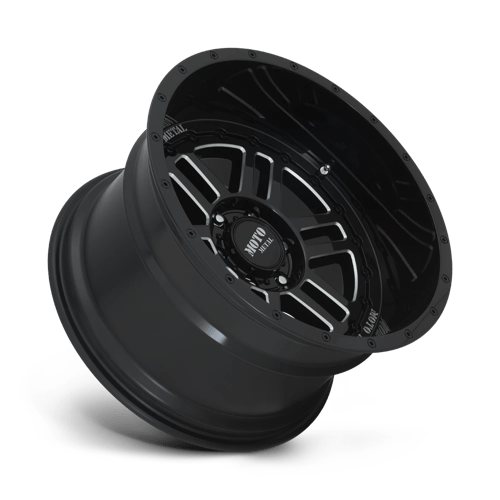 20X10 Moto Metal MO800 DEEP SIX GLOSS BLACK MILLED 5X127