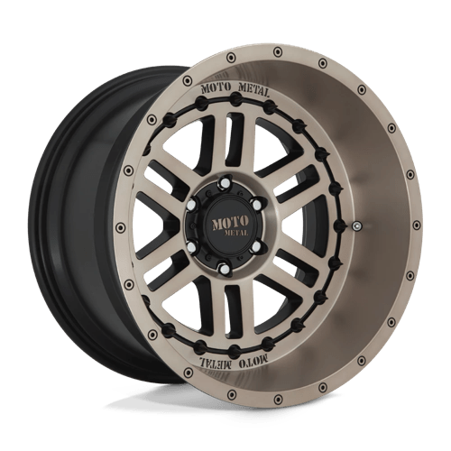 20X12 Moto Metal MO800 DEEP SIX SATIN BLACK W/ BRONZE TINT 8X170