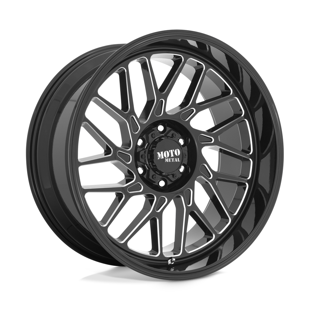 20X10 Moto Metal MO805 GLOSS BLACK MILLED 5X127