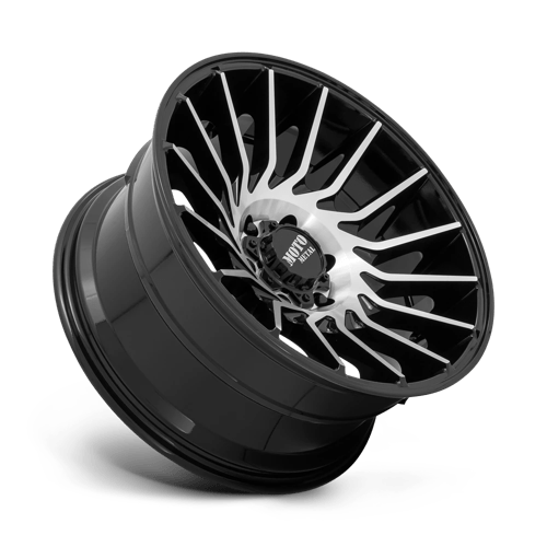 22X12 Moto Metal MO807 GLOSS BLACK MACHINED 5X127