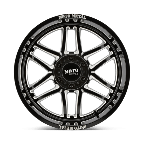 20X9 Moto Metal MO992 FOLSOM GLOSS BLACK MILLED 6X120