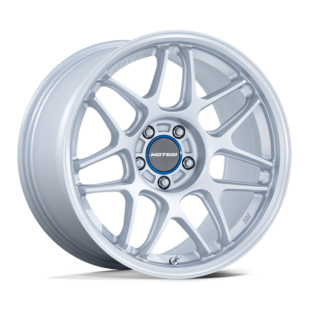18X9.5 Motegi MR158 TSUBAKI HYPER SILVER W/ MACHINED LIP 5X114.3