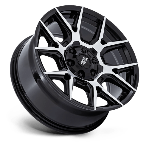 17X8.5 Moto Metal MO813 MASON GLOSS BLACK W/ MACHINED FACE 6X139.7