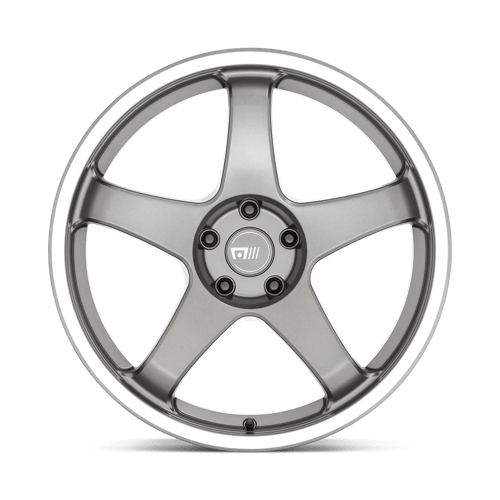 19X9.5 Motegi MR151 CS5 GUNMETAL W/ MACHINED LIP 5X100