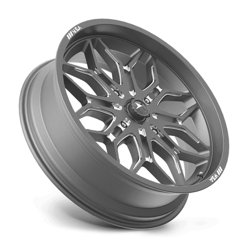 22X7 MSA Offroad Wheels M47 SNIPER GUNMETAL MILLED 4X156