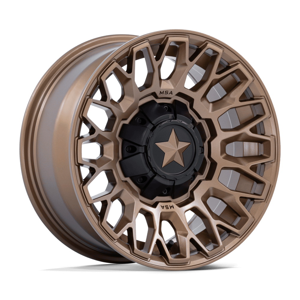 15X7 MSA Offroad Wheels M50 CLUBBER MATTE BRONZE 4X137/4X156
