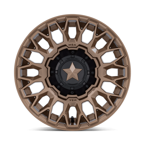 15X7 MSA Offroad Wheels M50 CLUBBER MATTE BRONZE 4X137/4X156